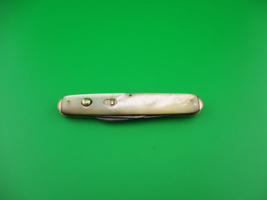 SHAPLEIGH HDW CO DE #S2P Medium double MOP tip bolster switchblade