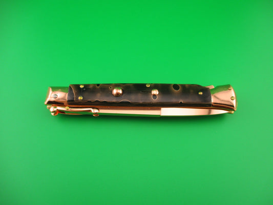 FRANK B ITALY 28cm Italian Swing guard Copper Classic automatic knife