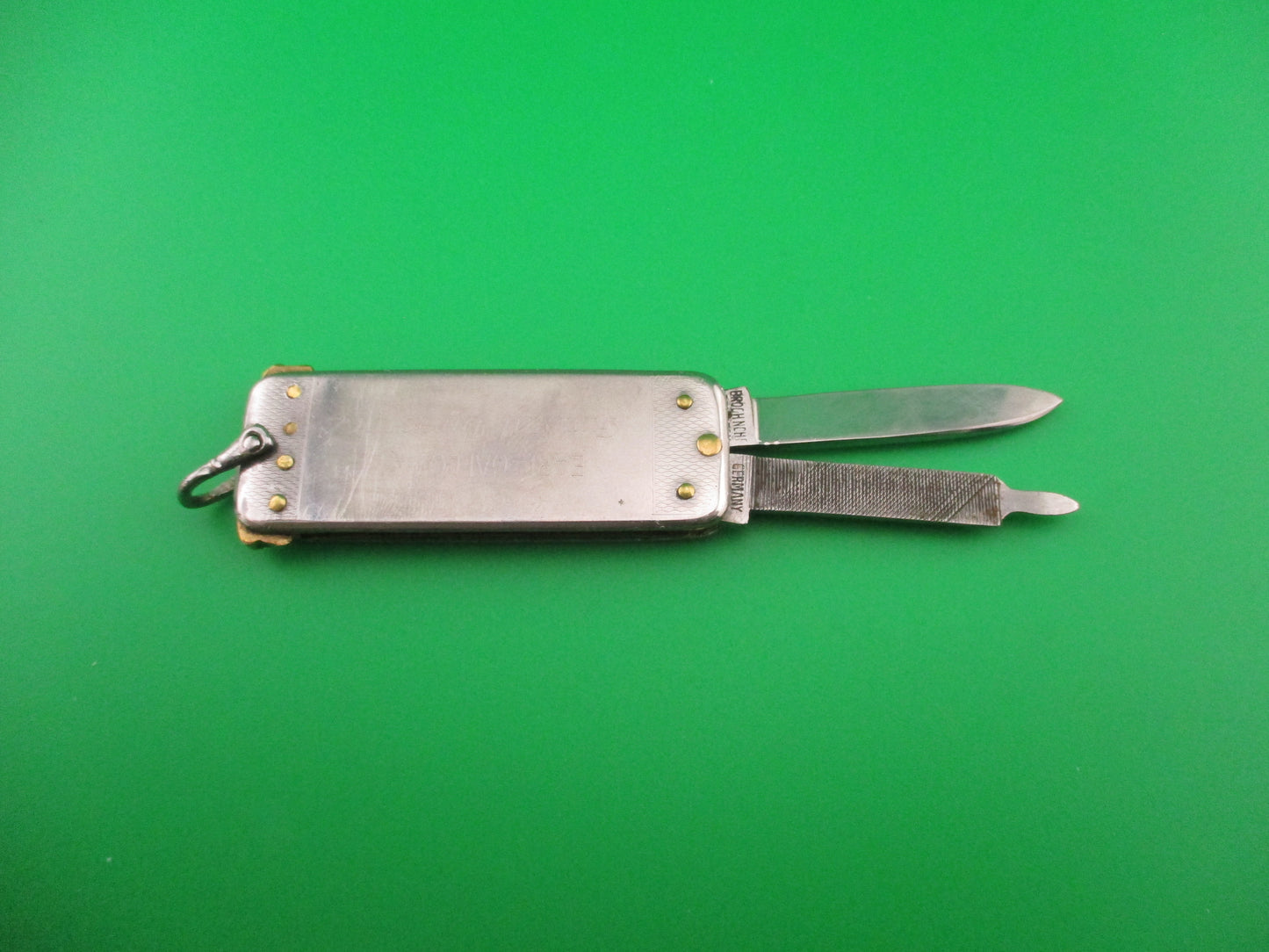 BROCHNOHF SOLINGEN 10cm German Lobster 2 blade coil spring automatic knife