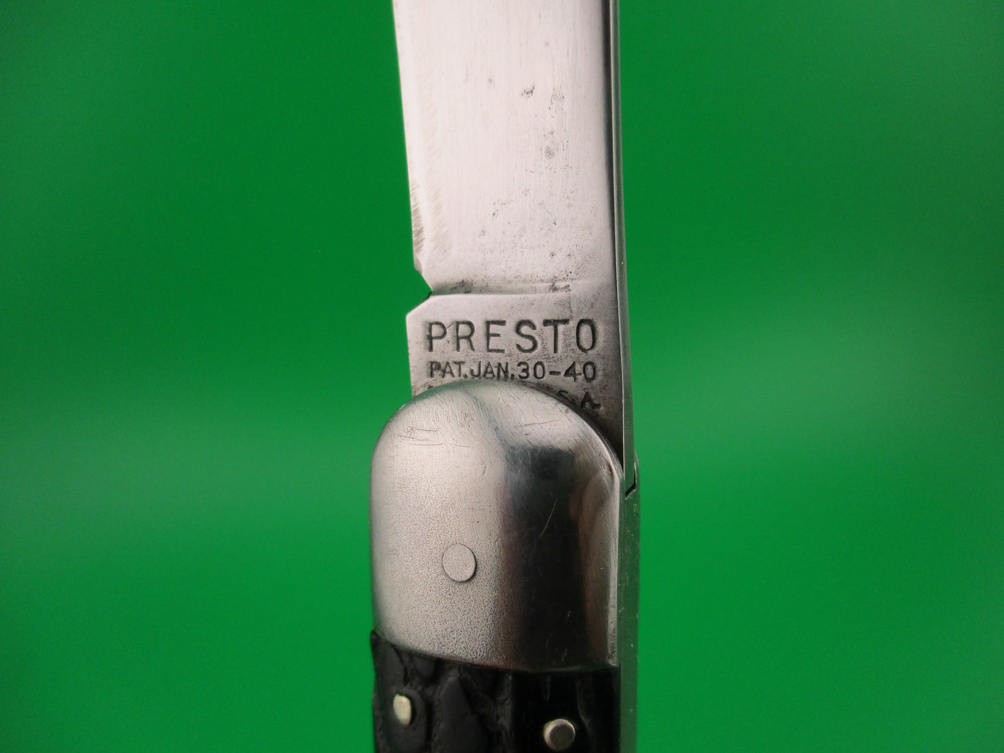 PRESTO M2 Geo Schrade Knife Co Military paratrooper black switchblade knife