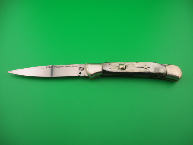 AROSA MANIAGO ITALY 24cm Italian DM Horn Lockback automatic knife