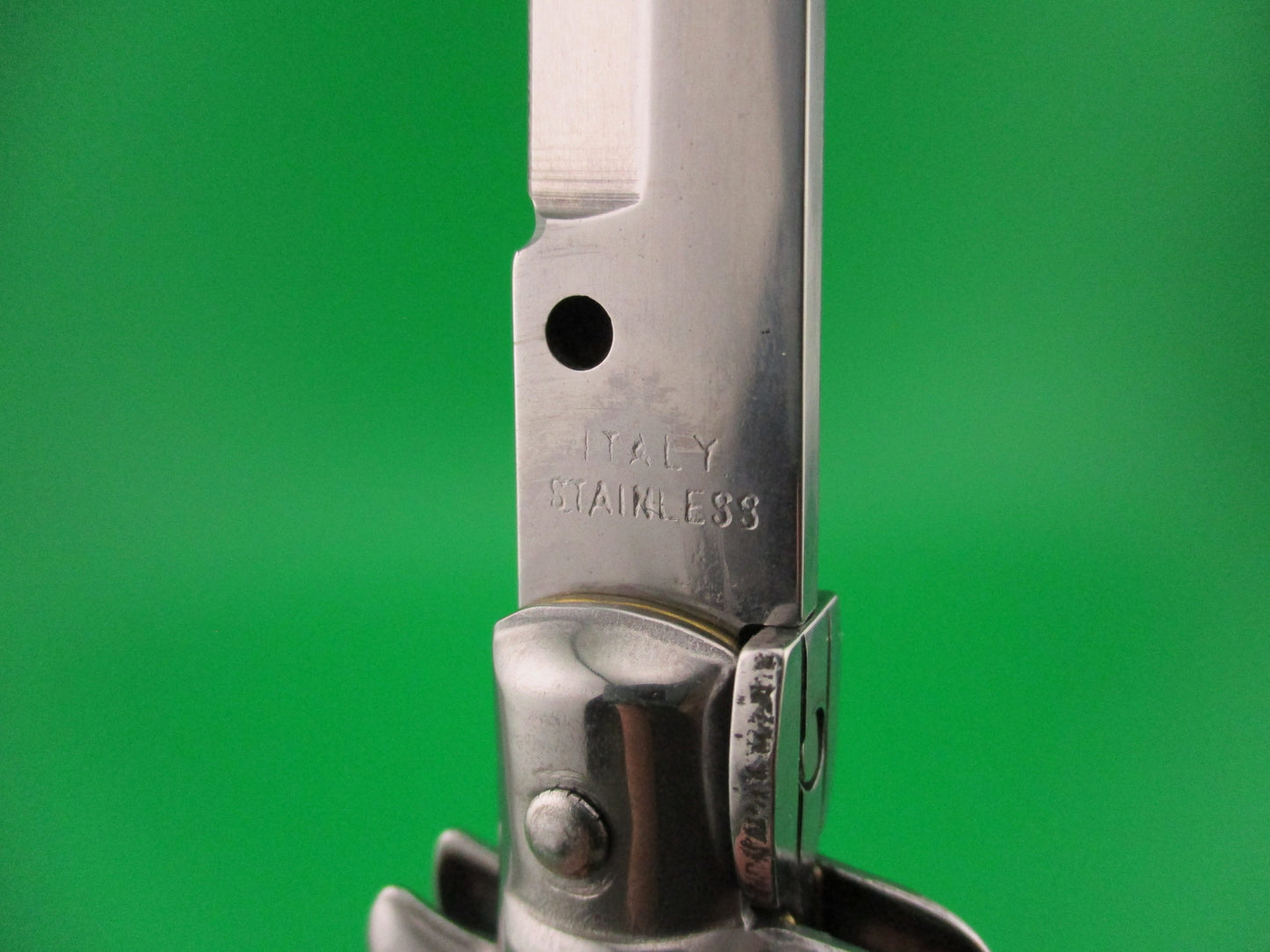 ITALY STAINLESS 22cm Italian Swivel bolster Wild Colors automatic knife