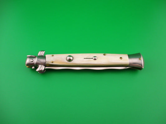 STILETTO ITALY 28cm Italian Stiletto Kris Honey & Cream horn automatic knife