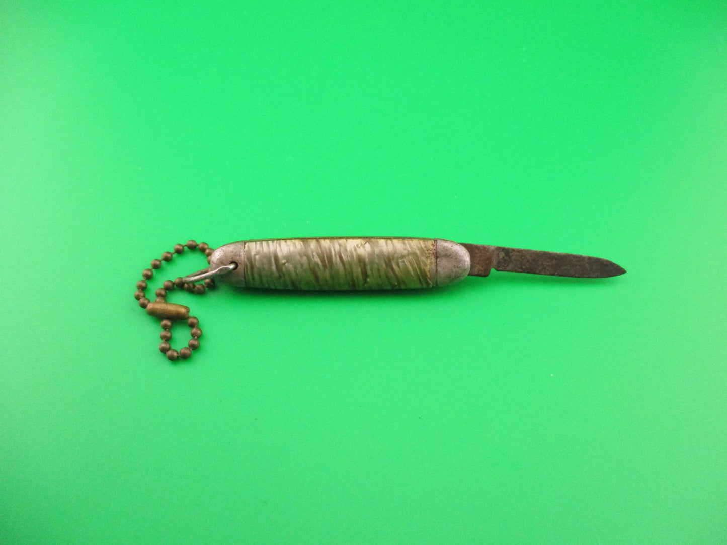 Imperial Jackomatic Jr Keychain switchblade smoked pearl mottled Fire survivor