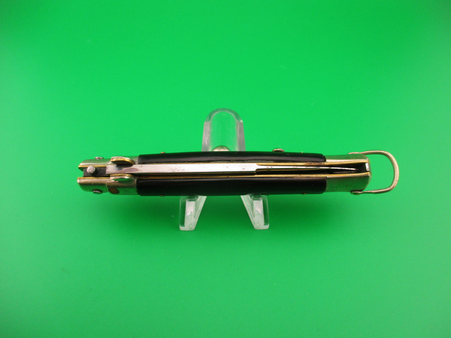 MAURO MARIO 20cm Italian Picklock 1950s bayonet automatic knife w lanyard