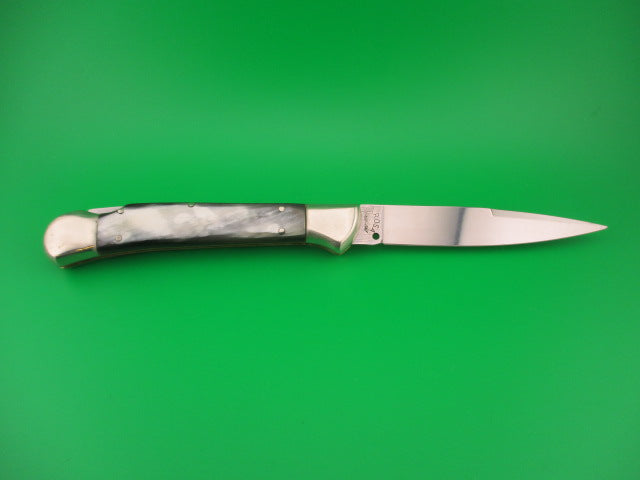 AROSA MANIAGO ITALY 24cm Italian DM Horn Lockback automatic knife