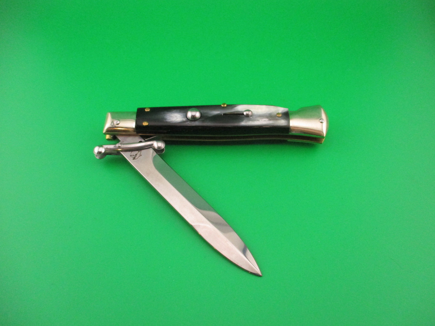 DM Dolphin SPADON 23cm Italian Swing Guard Horn automatic knife
