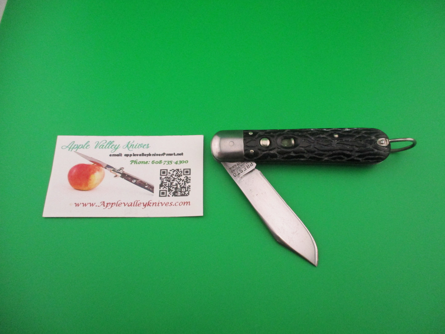 PRESTO M2 Geo Schrade Knife Co Military paratrooper black switchblade knife