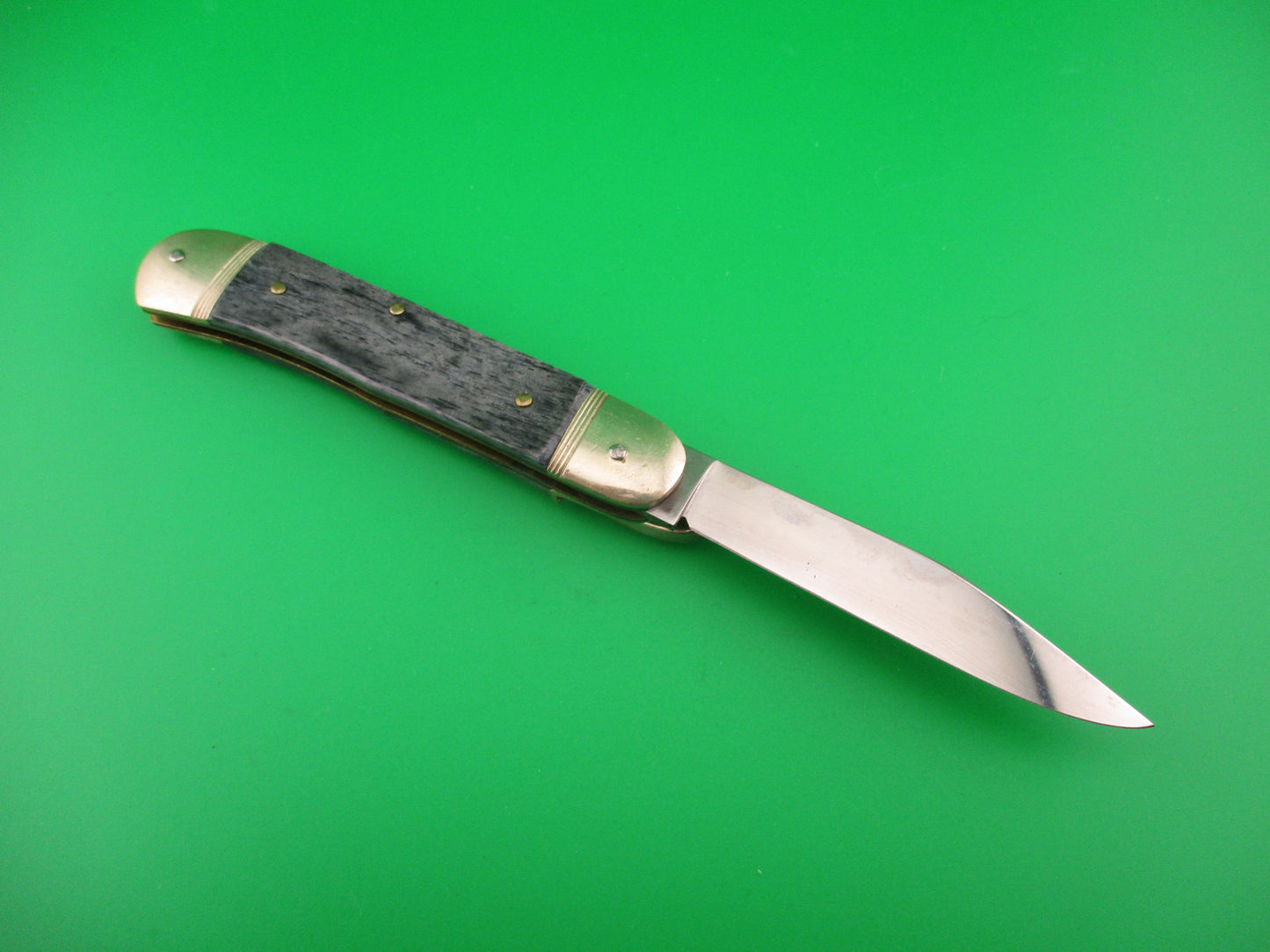 Hubertus SOLINGEN 10cm German Lever Smooth Gray bone automatic knife