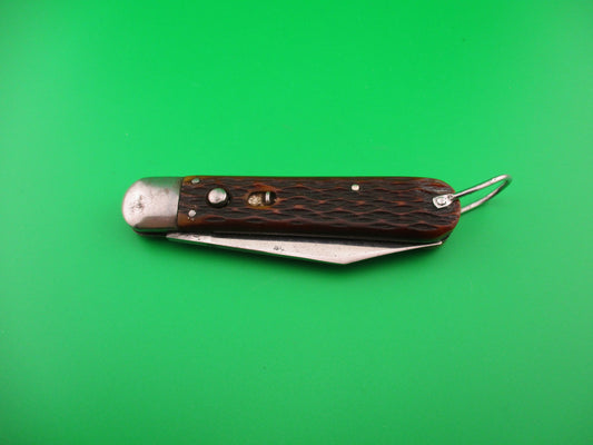 PRESTO M2 Bone WWII vintage Paratrooper automatic knife