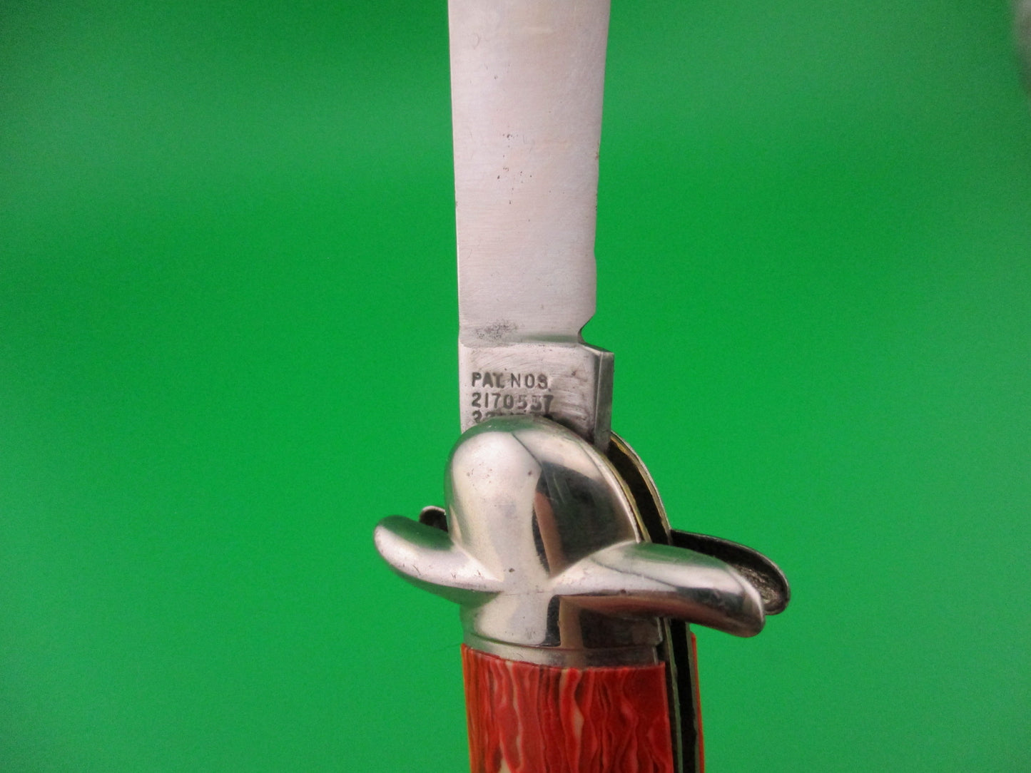 Hammer Brand Imperial toothpick crossguard Firebrick vintage switchblade