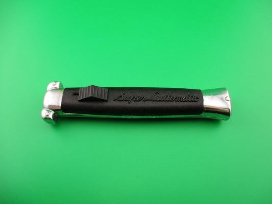 STAINLESS STEEL 22cm Super Automatic Black OTF DA switchblade knife