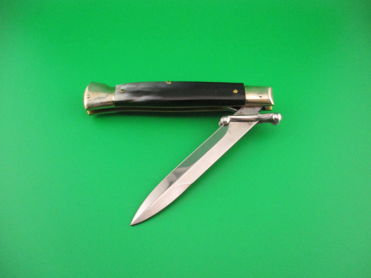 DM Dolphin SPADON 23cm Italian Swing Guard Horn automatic knife