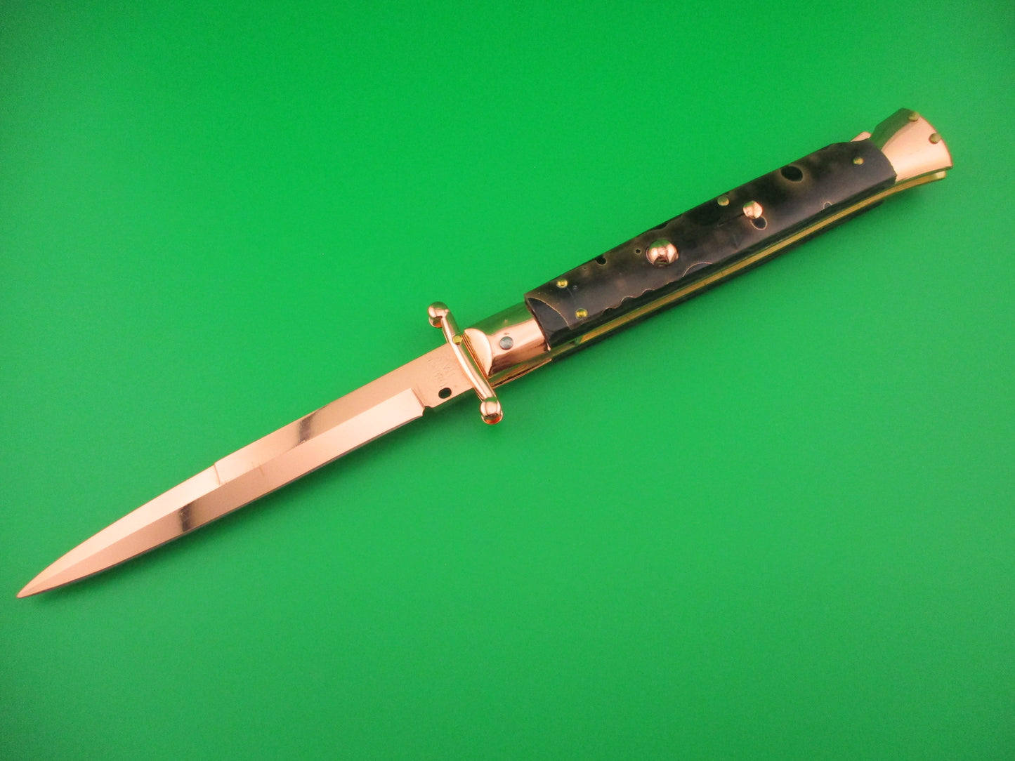 FRANK B ITALY 28cm Italian Swing guard Copper Classic automatic knife