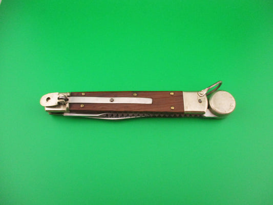 Hubertus Solingen 14cm West German Rostfrei Fish Knocker Fisherman's Lever switchblade