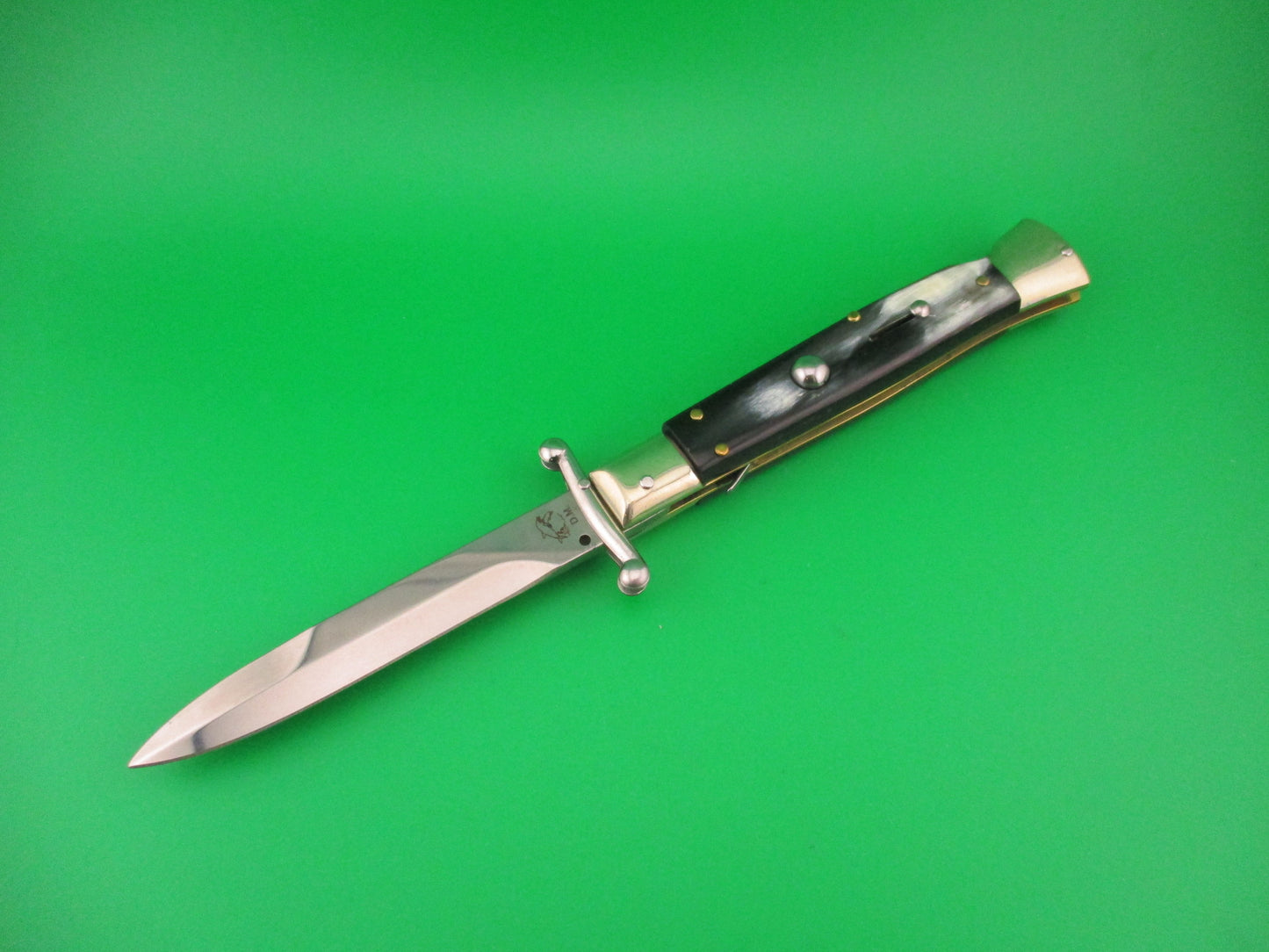 DM Dolphin SPADON 23cm Italian Swing Guard Horn automatic knife