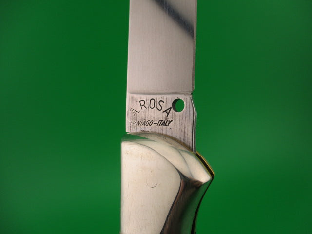 AROSA MANIAGO ITALY 24cm Italian DM Horn Lockback automatic knife