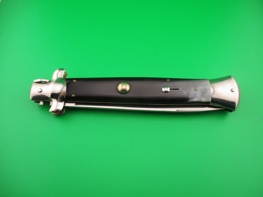 ROSTFREI ITALY 38cm Italian Stiletto Vintage 1980s horn automatic knife