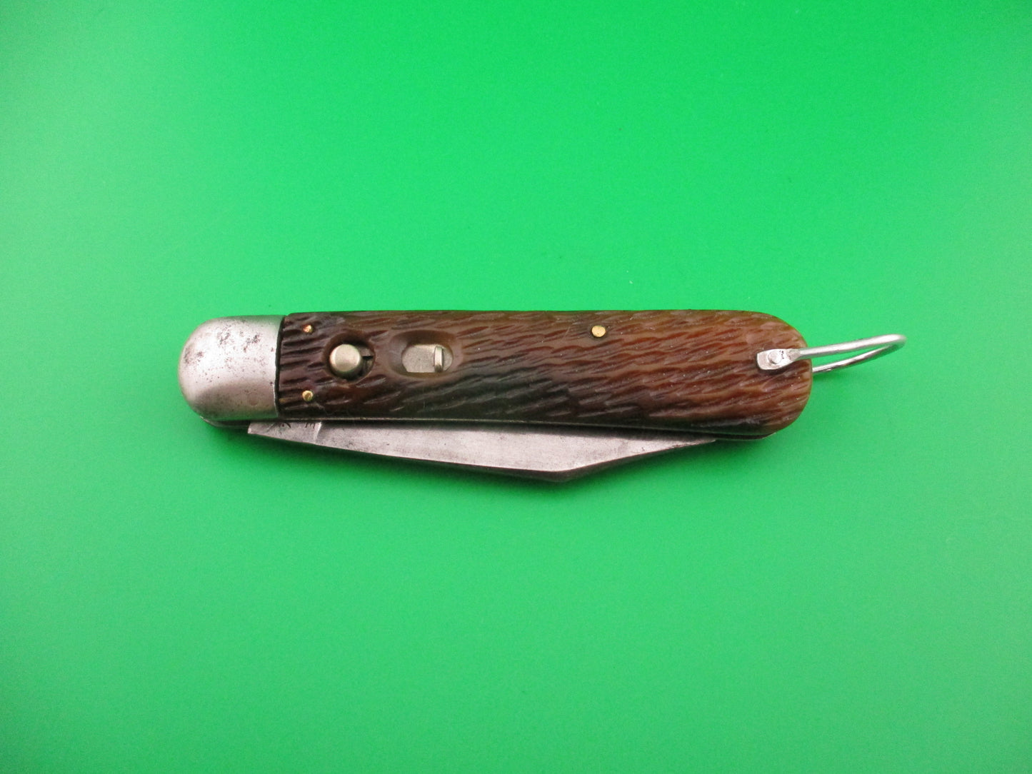 SCHRADE CUT CO M2 Bone WWII Paratrooper Military issue switchblade knife
