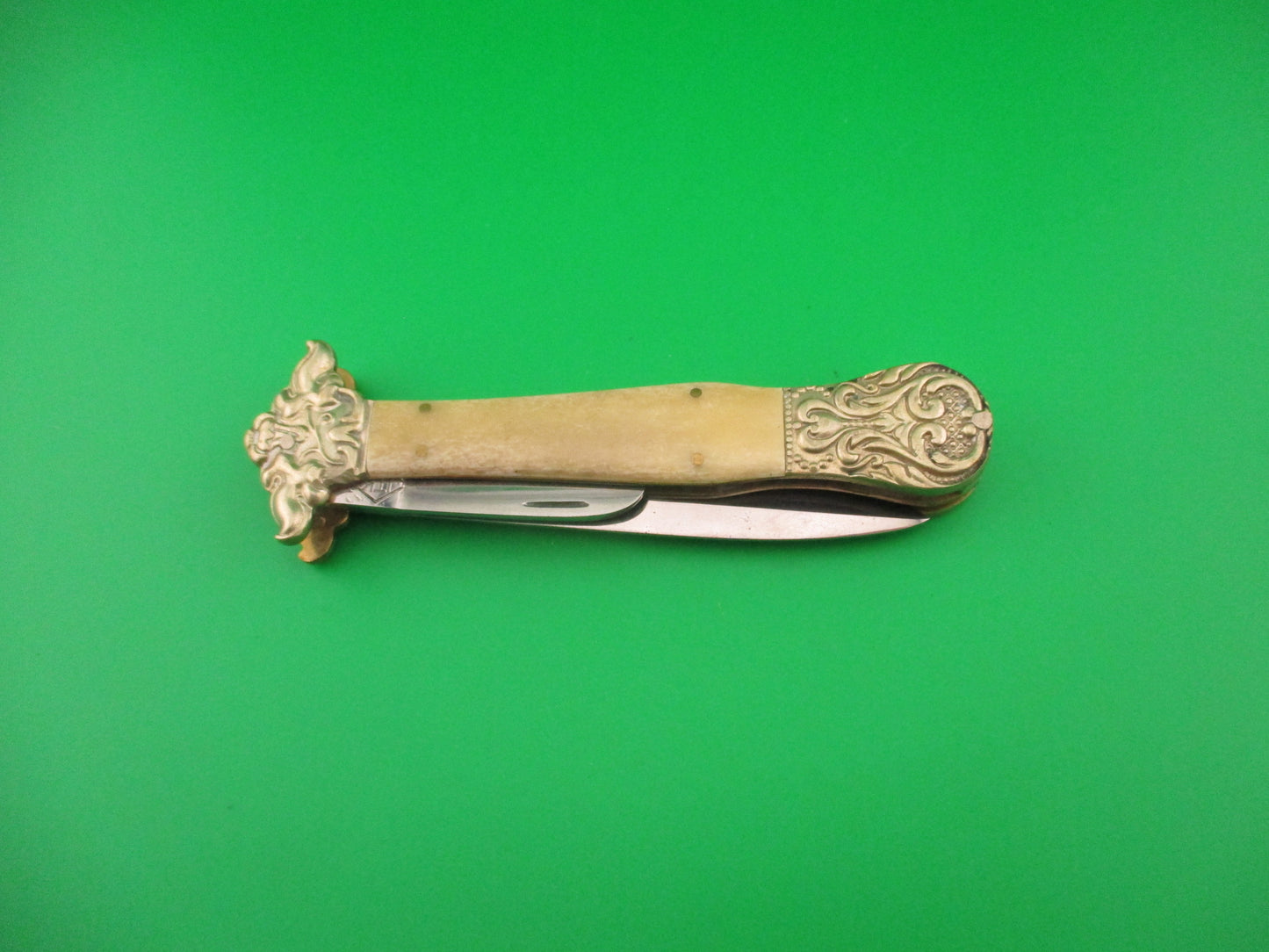 JTK Custom 9 inch Old English Style Dagger blade Pen Blade Release automatic knife