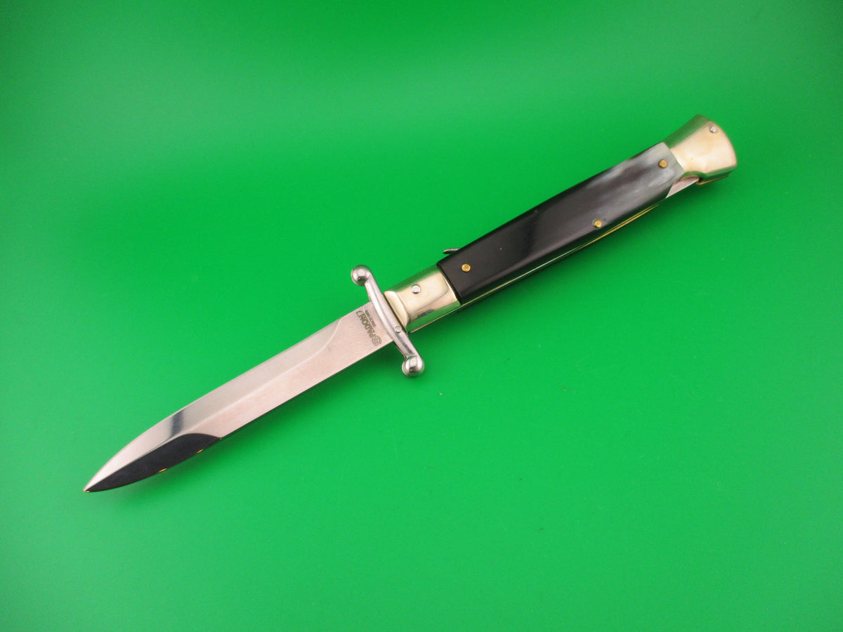 DM Dolphin SPADON 23cm Italian Swing Guard Horn automatic knife