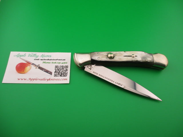 AROSA MANIAGO ITALY 24cm Italian DM Horn Lockback automatic knife