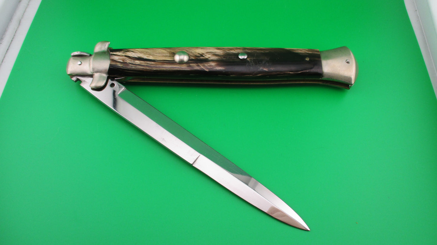 AGA CAMPOLIN 45cm Italian Stiletto Vintage Swivel bolster automatic knife