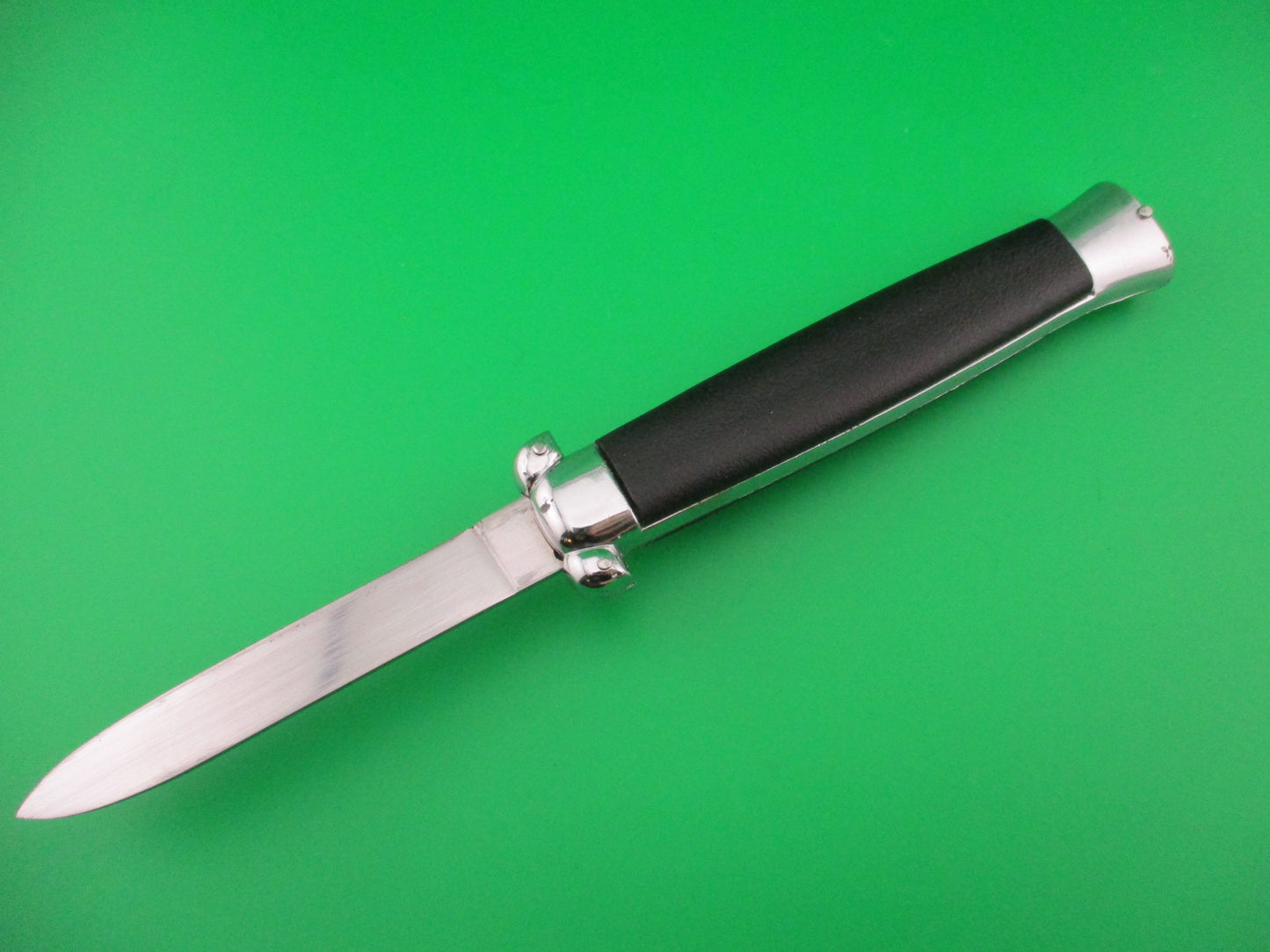 STAINLESS STEEL 22cm Super Automatic Black OTF DA switchblade knife