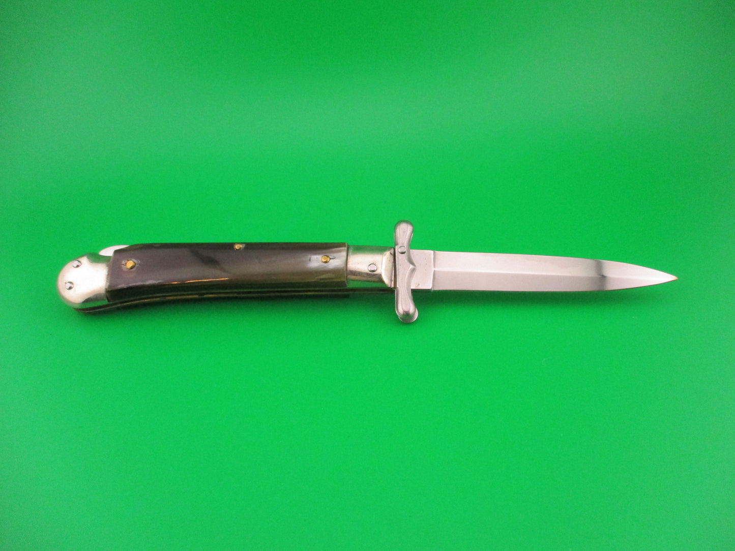 ROSTFREI 19cm Italian Medici Horn Swing guard dagger automatic knife