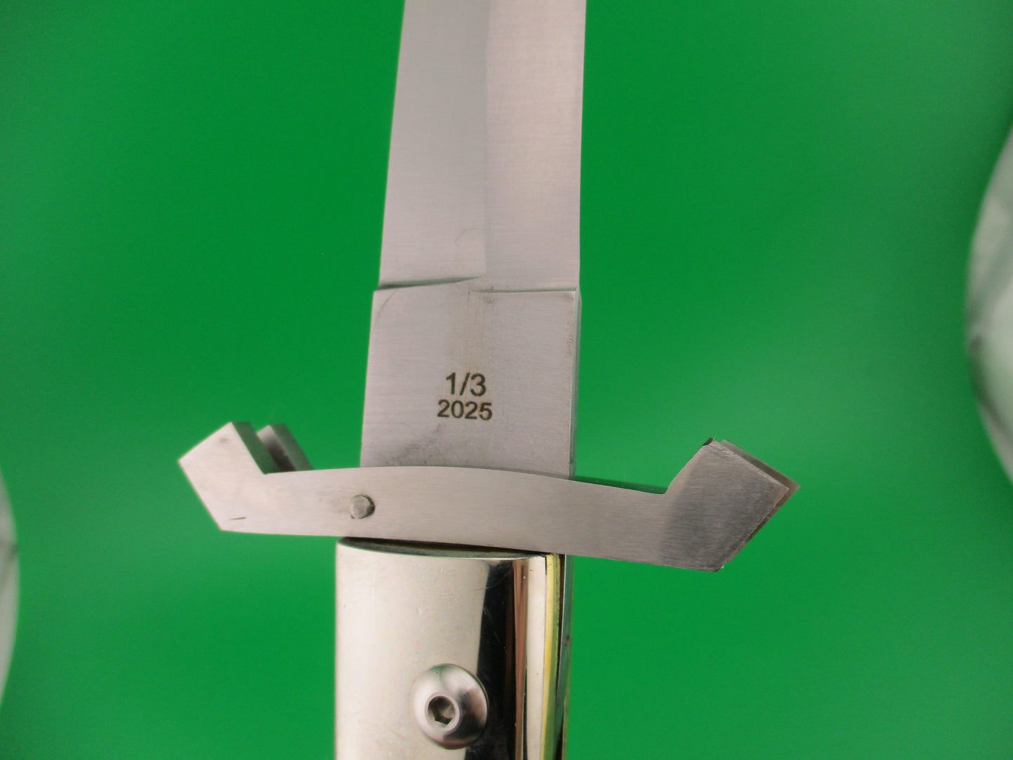 RENZO PASCOTTO 18 INCH (45cm) Swing Guard Dagger Honey Horn automatic knife