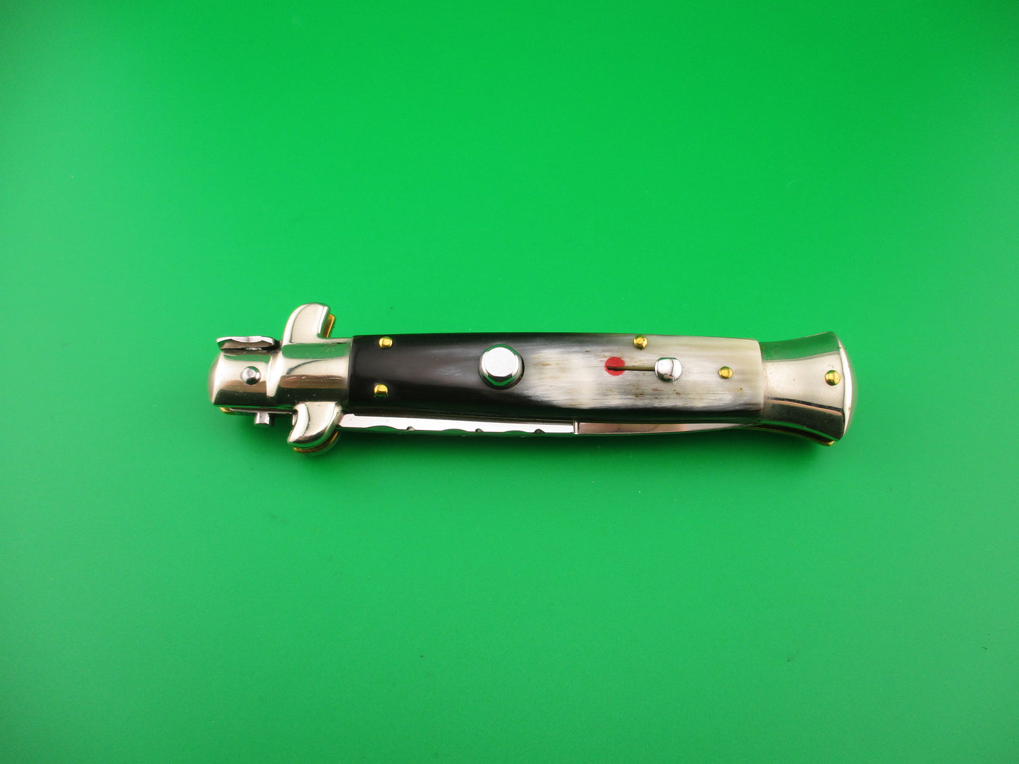 Walt's Latama ITALY 22cm Italian Flat guard Picklock Brazilian horn automatic knife