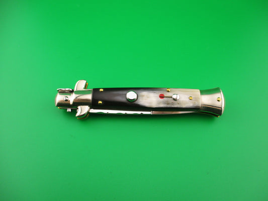 Walt's Latama ITALY 22cm Italian Flat guard Picklock Brazilian horn automatic knife