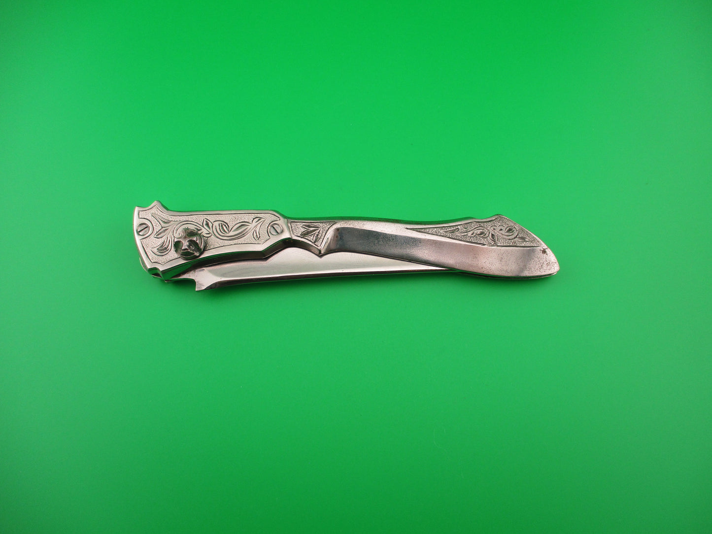 RPK 26cm Vintage Russian Prison Knife All metal engraved switchblade knife