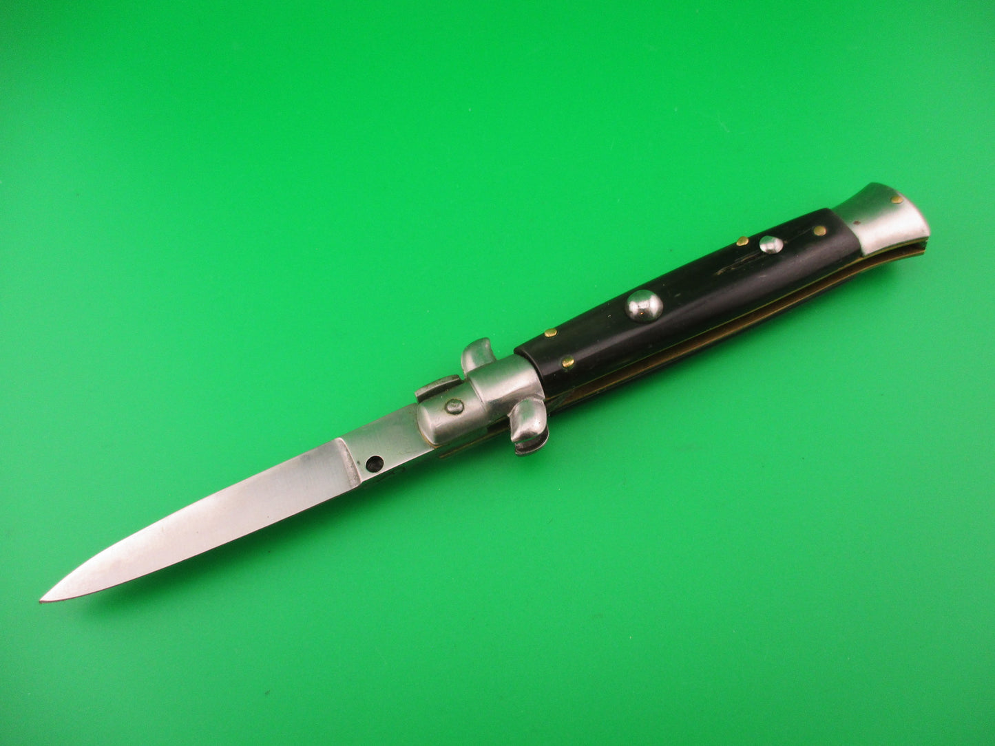 B Rostfrei 21cm Italian swivel bolster vintage automatic knife