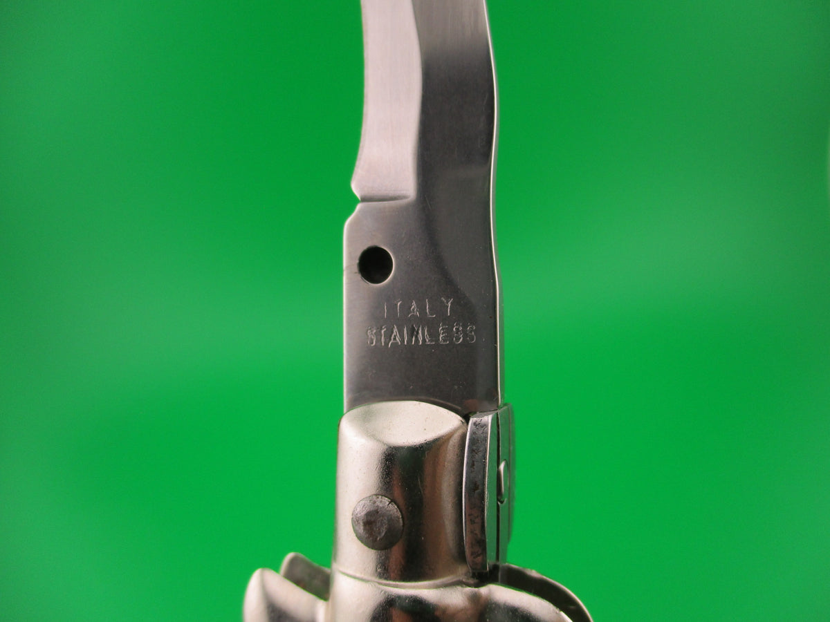 Italy Stainless 23cm Italian Swivel bolster KRIS Green 1990s automatic knife