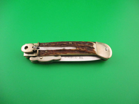 Hubertus SOLINGEN 10cm (closed) German Guardian Stag automatic knife