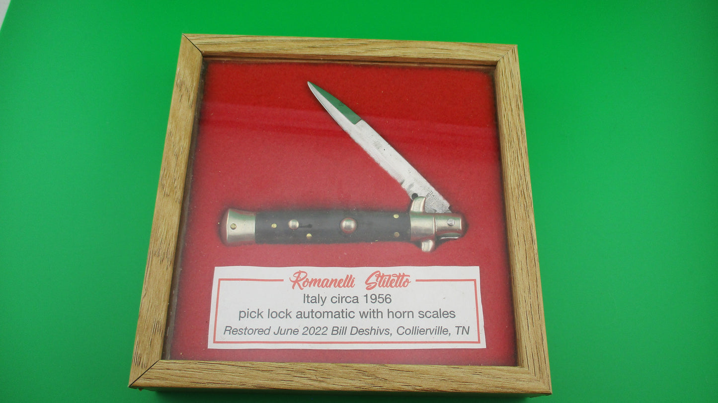 ROMANELLI IMPORT & EXPORT CO MADE IN ITALY 18cm Italian Picklock switchblade knife