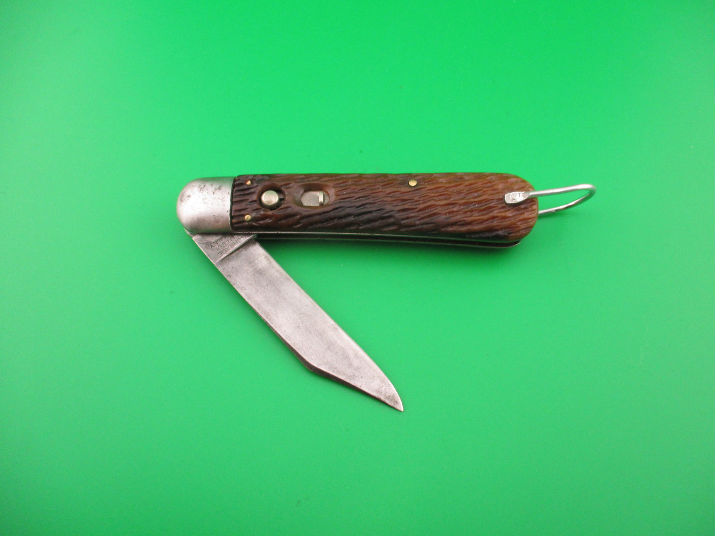 SCHRADE CUT CO M2 Bone WWII Paratrooper Military issue switchblade knife