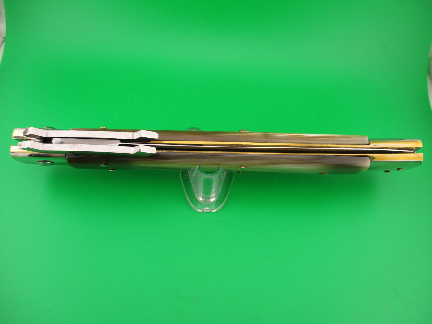 RENZO PASCOTTO 18 INCH (45cm) Swing Guard Dagger Honey Horn automatic knife