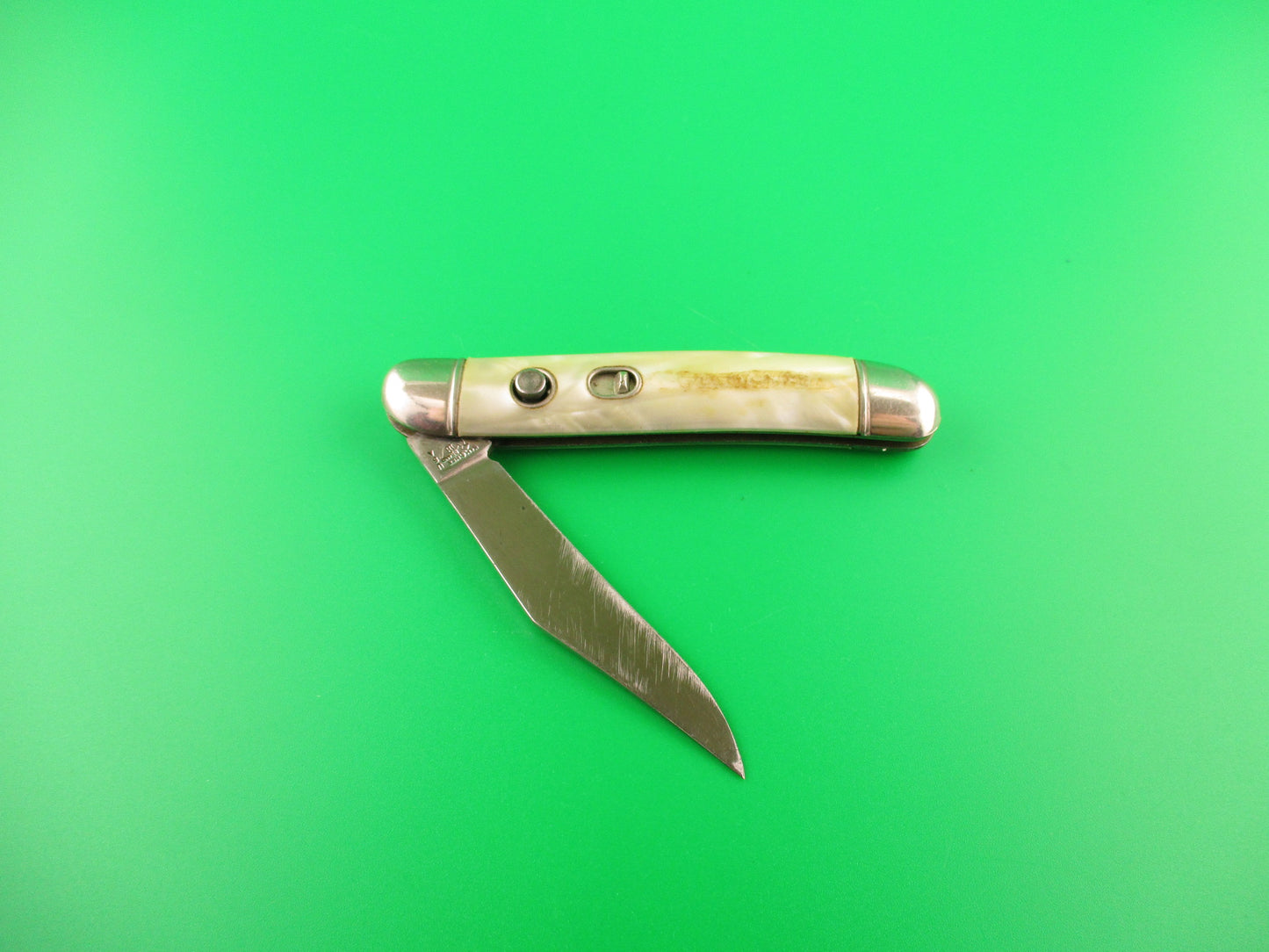 Hammer Brand Imperial Utility Jack Cracked Ice vintage Souvenir switchblade Washington, DC