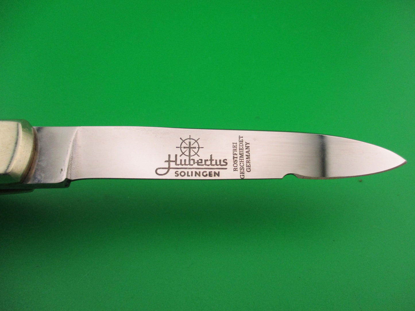 Hubertus Falcon Center 11cm German Lever Stag Falconer's automatic knife