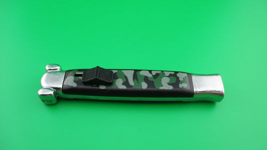 STAINLESS ROSTFREI 20cm OTF DA Camo automatic knife vintage 1990s