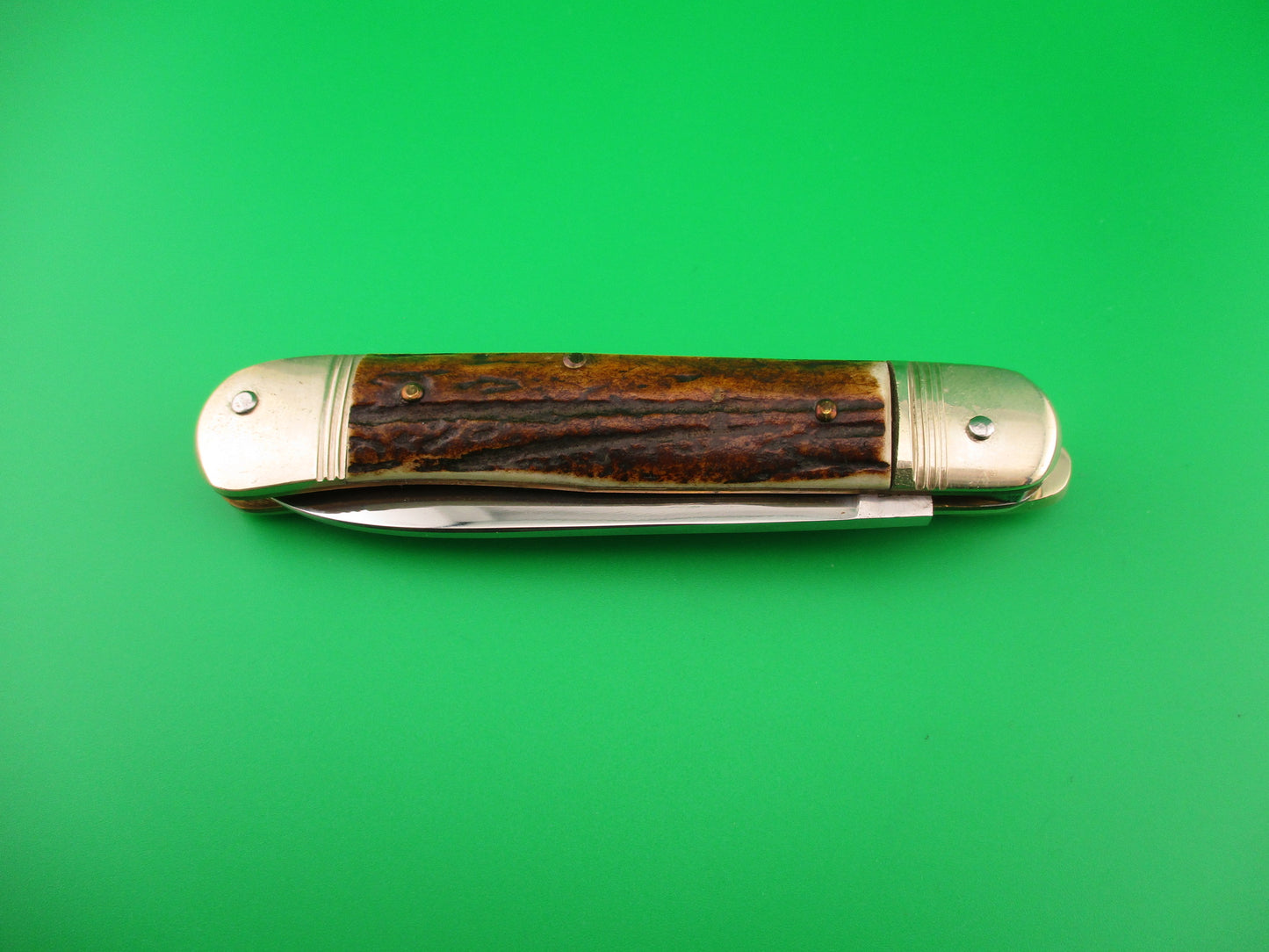 WEIDMANNS HEIL SOLINGEN GERMANY 10cm German Lever Stag automatic knife