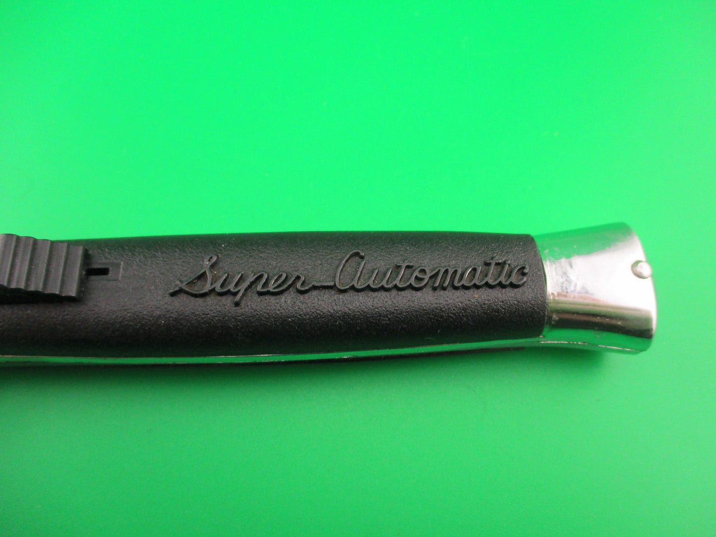 STAINLESS STEEL 22cm Super Automatic Black OTF DA switchblade knife