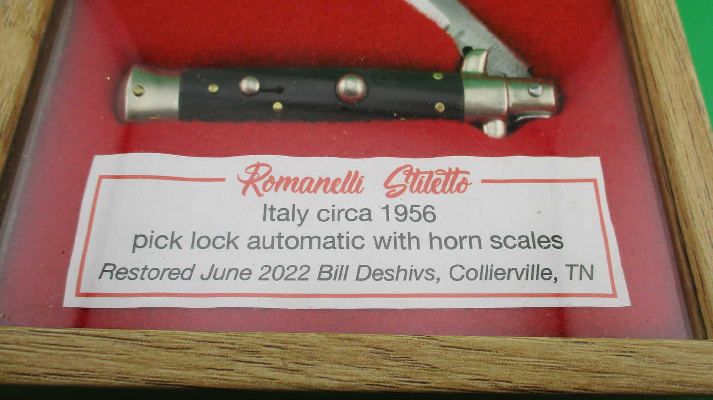 ROMANELLI IMPORT & EXPORT CO MADE IN ITALY 18cm Italian Picklock switchblade knife