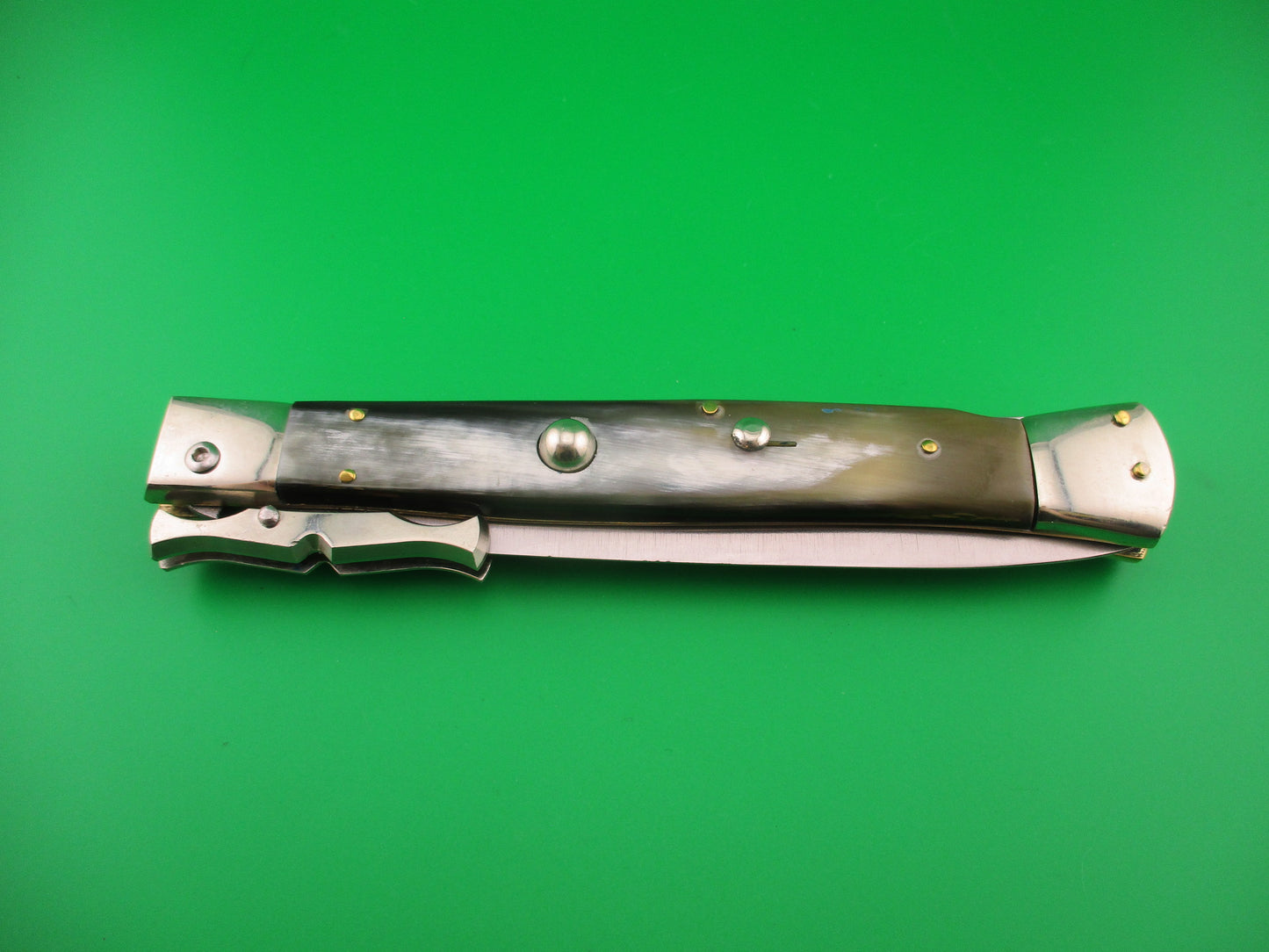 Renzo Pascotto 33cm Italian BATWING swing guard Dagger Horn Automatic knife