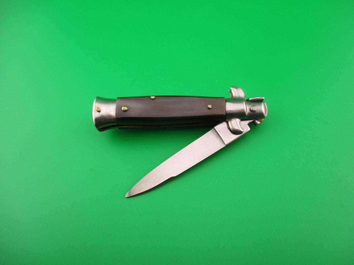 ROSTFREI 14cm Italian Swivel bolster Swedge Horn automatic knife