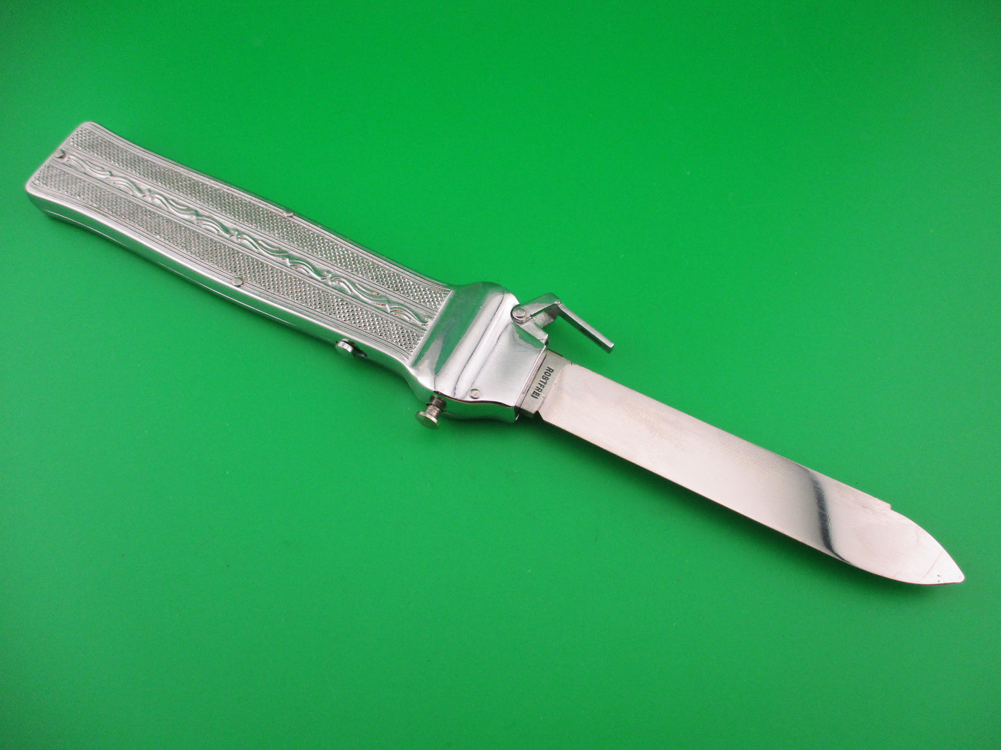 BONSA DBGM SOLINGEN 24cm German Trapdoor All Metal Vintage OTF automatic
