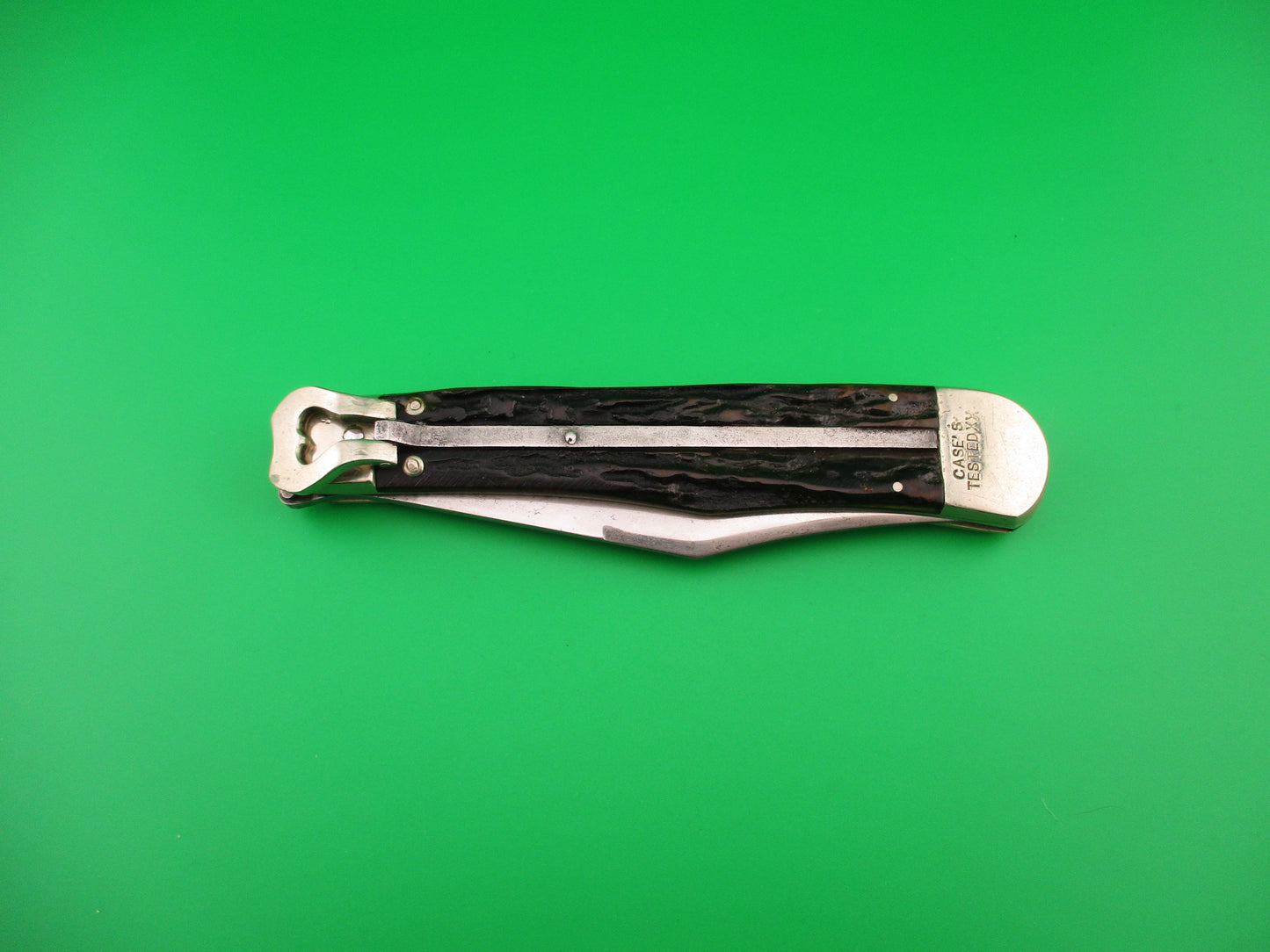 CASE'S TESTED XX 5171L Stag Lever Vintage Automatic knife