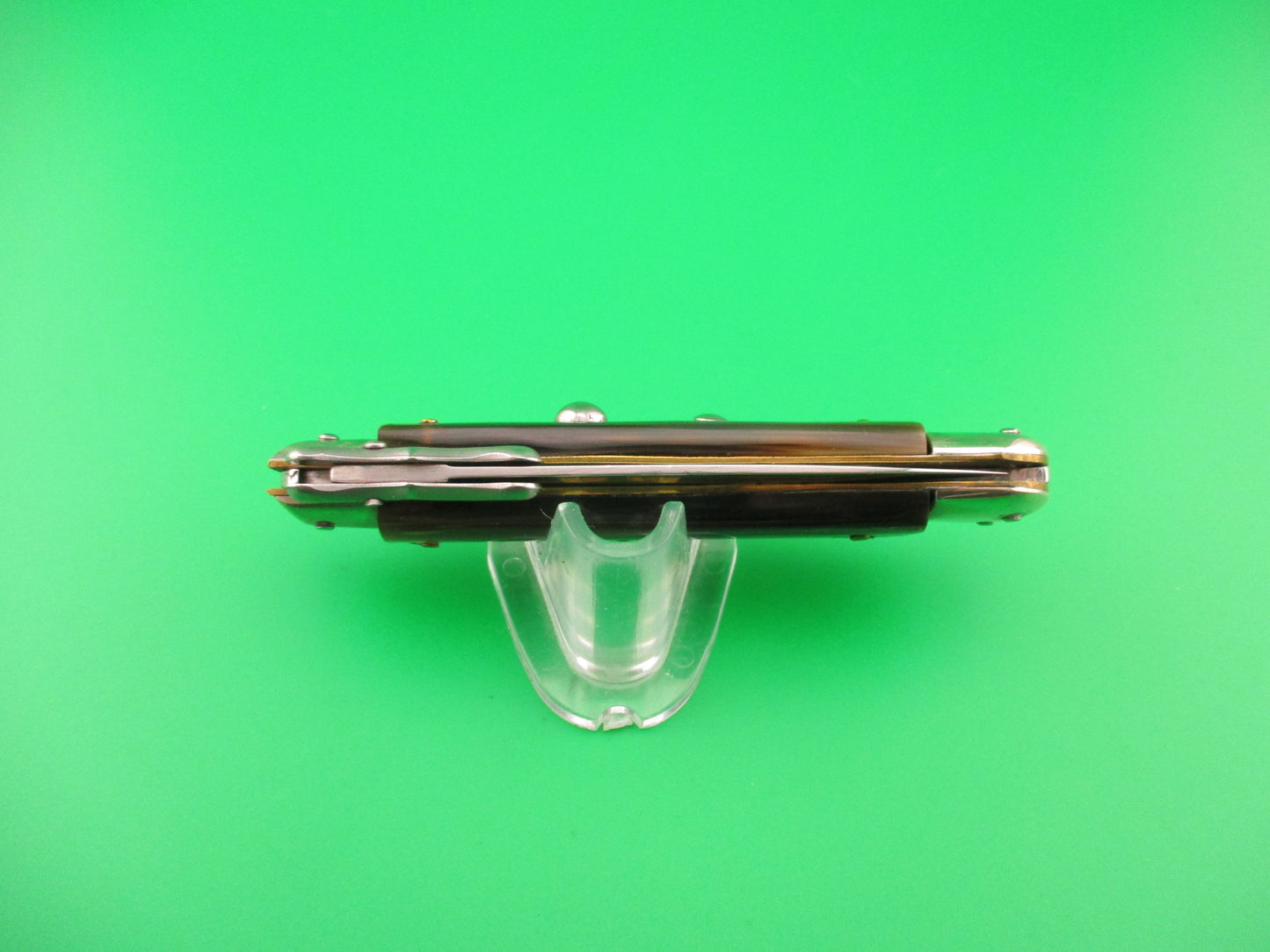 ROSTFREI 19cm Italian Medici Horn Swing guard dagger automatic knife